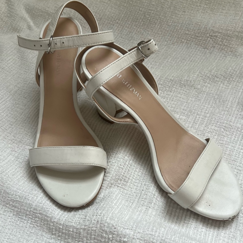 Stuart Weitzman Dancer 75 Block Heels.